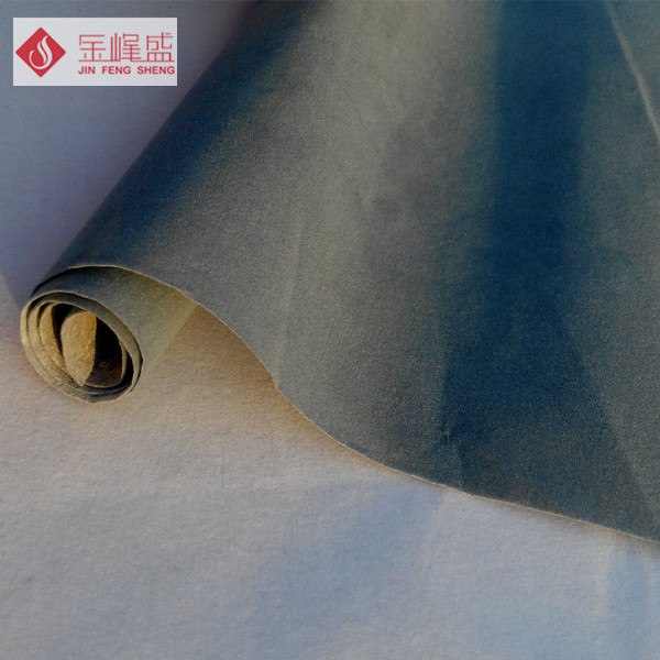 灰藍色無紡短毛植絨布