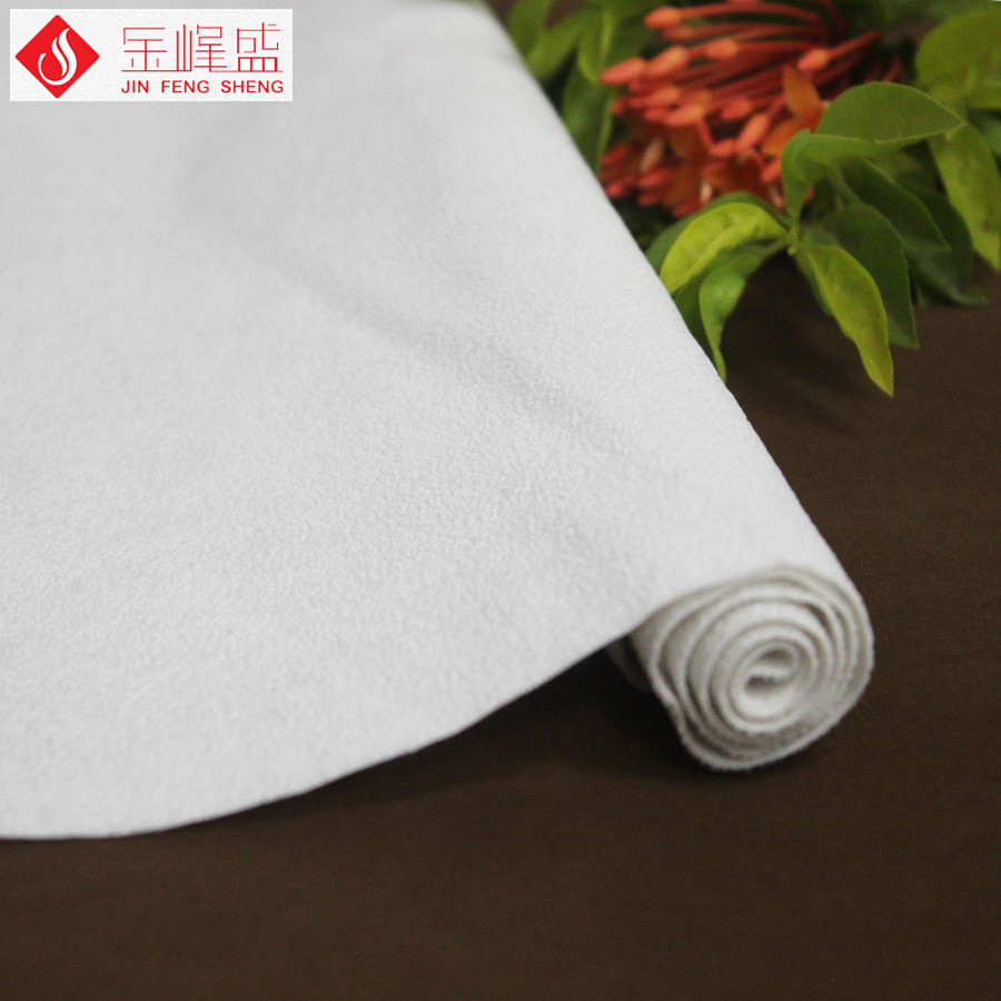 白色棉布底珠粒絨。首飾盒絨布