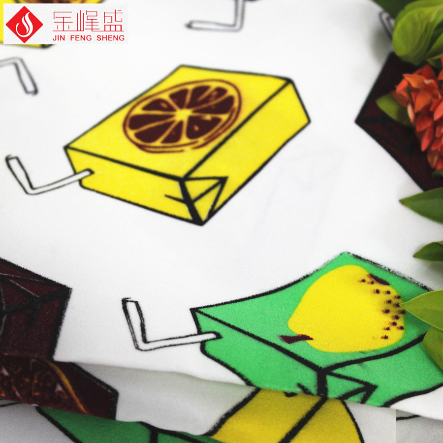 金峰盛植絨布,牛奶印花植絨布