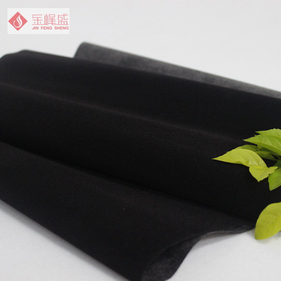 黑色短毛絨布，金峰盛植絨布