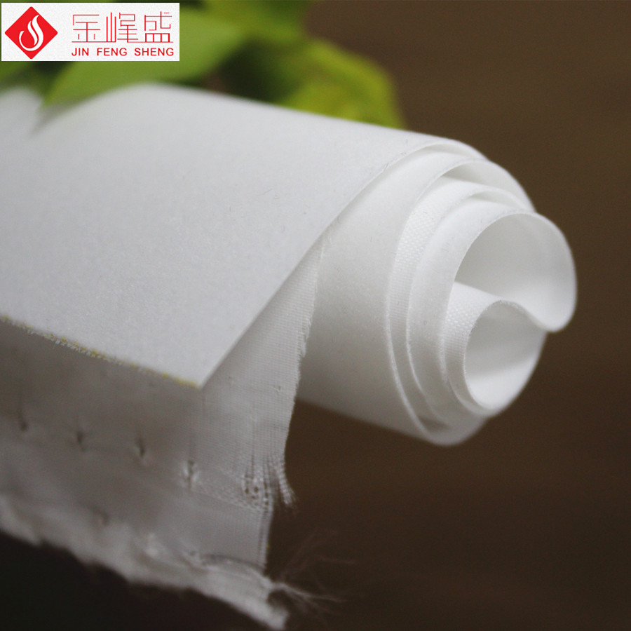 白色綢布底植絨布，金峰盛植絨布