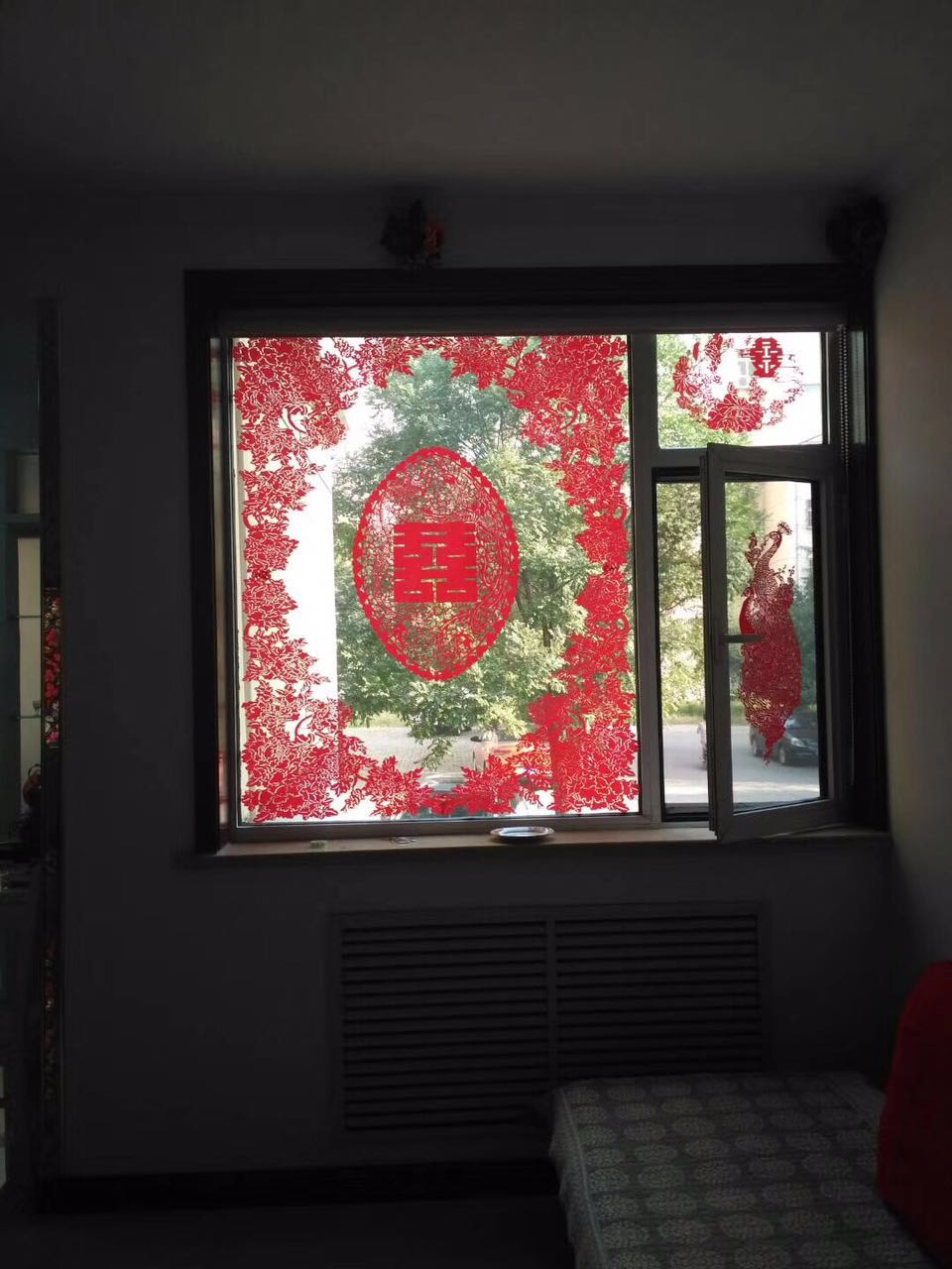 窗花剪紙絨布,深圳金峰盛絨布