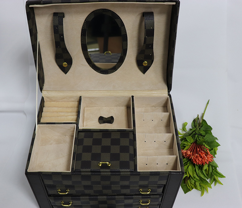 收納箱,珠寶首飾箱,金峰盛植絨布