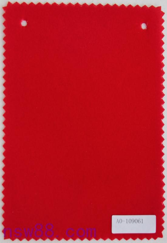 大紅水刺底絨布 大紅水刺底絨布