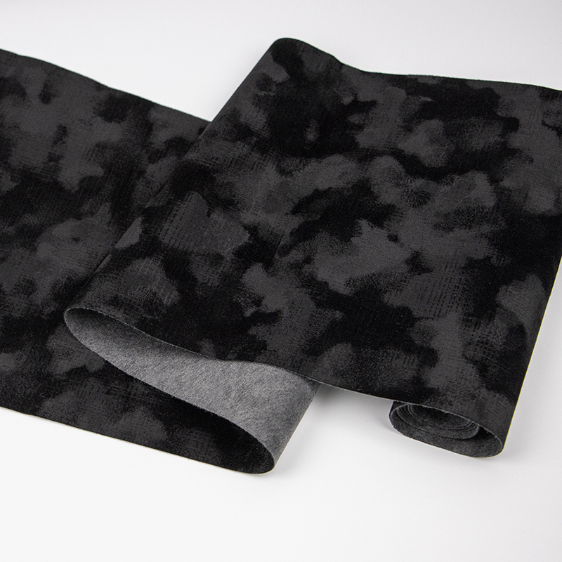 黑白斑馬紋印花植絨布 黑白斑馬紋印花植絨布