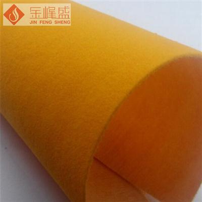 桔黃色水刺長毛植絨布(F1-C407032) 桔黃色水刺長毛植絨布(F1-C407032)