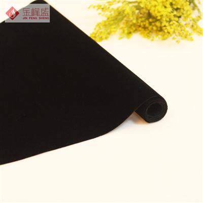 黑色水刺短毛植絨布(B1-905111) 黑色水刺短毛植絨布(B1-905111)