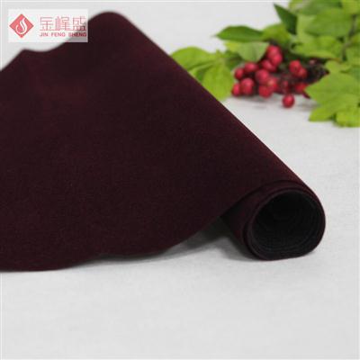 深紅色無(wú)紡短毛植絨布(A00.D1.0715) 深紅色無(wú)紡短毛植絨布(A00.D1.0715)