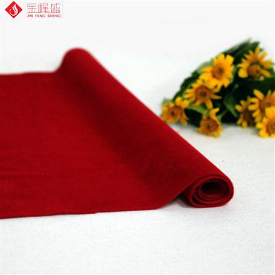 紅色針織底長毛植絨布(A03.C1.0019) 紅色針織底長毛植絨布(A03.C1.0019)