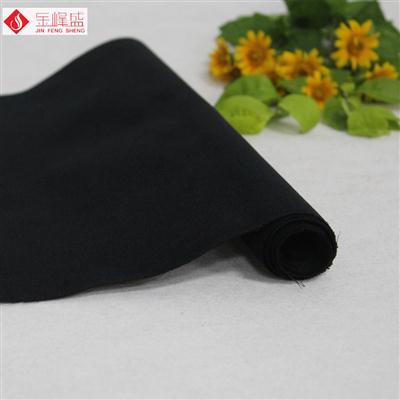 黑色綢布底短毛植絨布(B06.D1.0930) 黑色綢布底短毛植絨布(B06.D1.0930)
