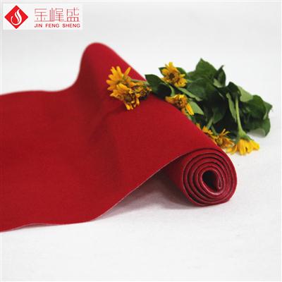 大紅色水刺長毛植絨布(A01.C1.1143) 大紅色水刺長毛植絨布(A01.C1.1143)