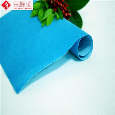 湖藍色水刺底短毛植絨布(D1-1508040) 湖藍色水刺底短毛植絨布(D1-1508040)