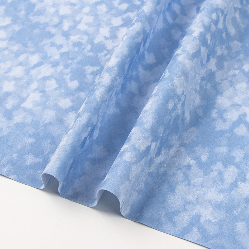 Kingffur淺藍色新品外包裝植絨布 Kingffur淺藍色新品外包裝植絨布