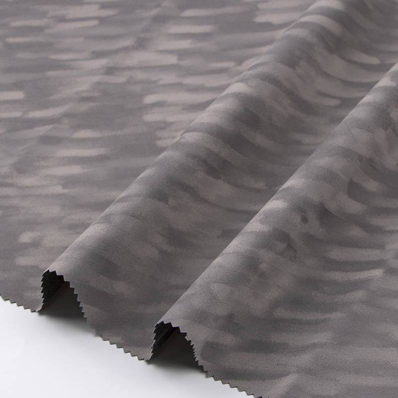 綠色針織底長毛絨印花植絨布 綠色針織底長毛絨印花植絨布